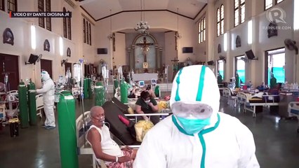 Chapel in Quezon City converted to COVID-19 ICU