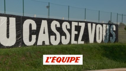 « Bougez-vous ou cassez-vous », la banderole menaçante des supporters - Foot - L1 - OL