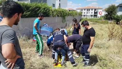 Kontrolden çıkan araç şarampole uçtu: 2 yaralı