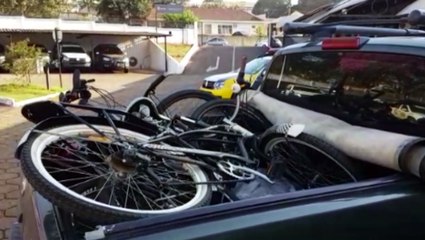 Cascavel: Madrasta encontra bicicletas que podem ter sido furtadas com enteado e as entrega à Polícia
