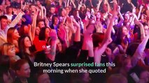 Britney Spears quotes ex Justin Timberlake in bizarre Instagram post