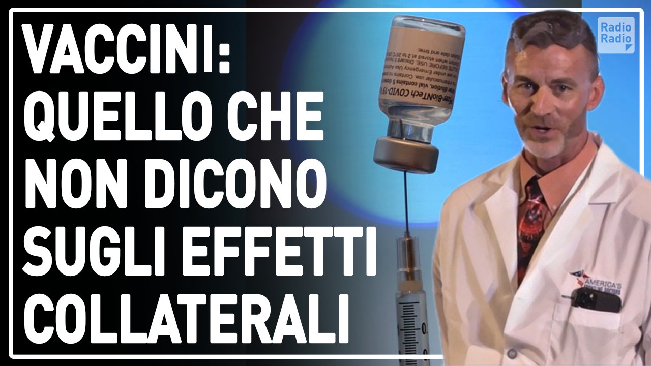 VACCINI: IL DISCORSO SENZA FILTRI DEL DR. COLE ▷ "NON VI DICONO LE VERE CAUSE DEGLI EFFETTI AVVERSI"