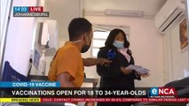 Vaccinations open for 18 to 334 years olds