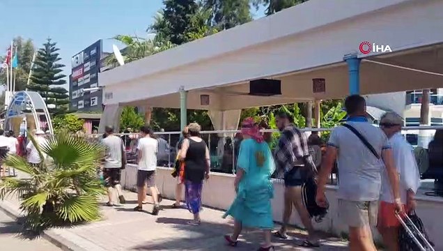 Alanya'da 4 yıldızlı otelde korkutan yangın