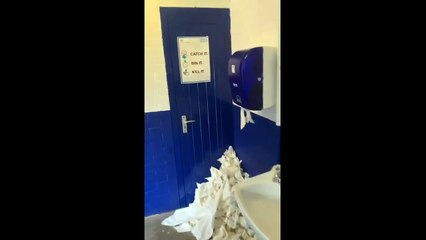 The state of the toilets at Hillsborough from Sheffield Wednesday's home match on Saturday Augustt 14th 2021