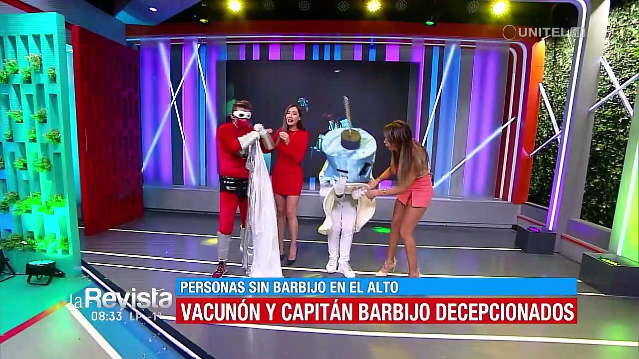 Vacunón y Capitán Barbijo decepcionados porque la población no respeta las medidas de bioseguridad