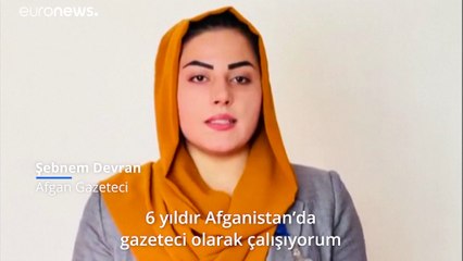Çalışmasına izin verilmeyen Afgan haber sunucusu yardım çağrısında bulundu