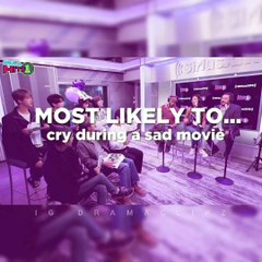 BTS Member most likely to cry during a sad movie is our kookie❤️ofc we knew that and bts too