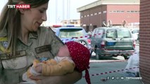 Afgan bebeğe Türk askeri şefkati