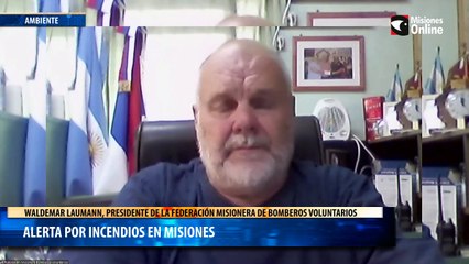 Alerta por incendios en Misiones