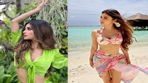 Mouni Roy ने मालदीव से Share की Sizzling Photos, Fans ने की जमकर तारीफ|FilmiBeat