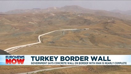 Turkey builds a border wall to stop refugees from Afghanistan