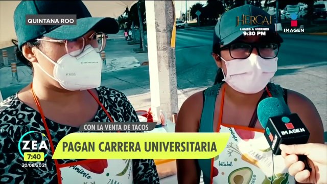 Emprenden negocio de tacos para pagar sus carreras universitarias