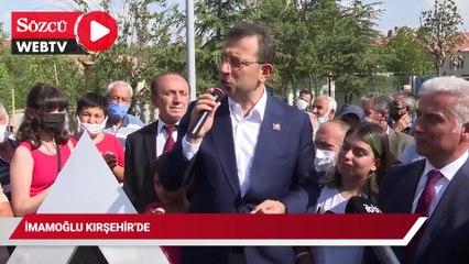 İmamoğlu’ndan Kırşehir’deki Şehit Aydın Canbolat Parkı’na ziyaret