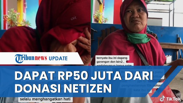 Jualan di Tengah Hujan, Wanita Penyandang Disabilitas yang Jual Gorengan Kini Dapat Uang Rp50 Juta