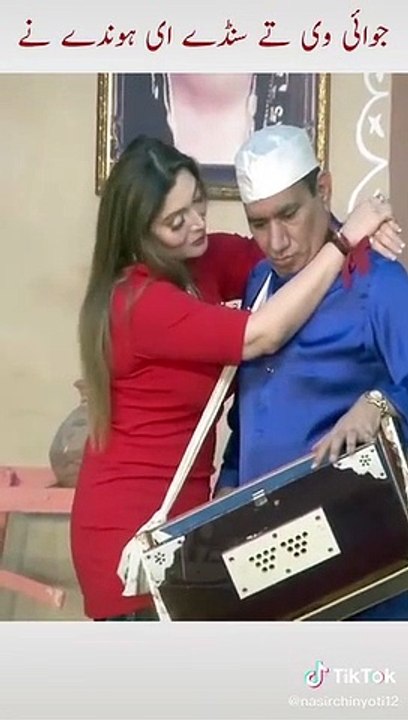 Comedy With Khushboo khan Nasir CHinyoti
