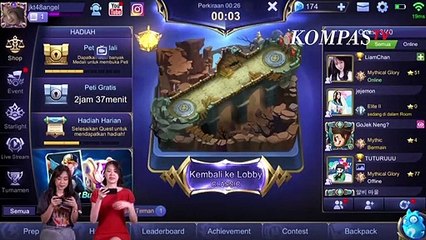 Seru! Main Mobile Legends Bareng Syahfira Angela
