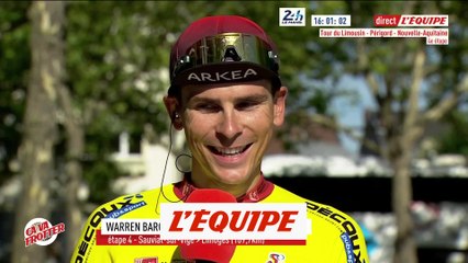 Barguil : « C'était à moi de finir le travail... » - Cyclisme - T. du Limousin