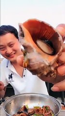 SPICY SEAFOOD | SQUID OCTOPUS SUPER NICE EATING |  أصوات الأخطبوط ال | #shorts #98