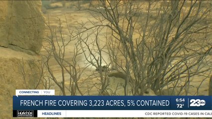 French Fire continues to grow, 5% contained