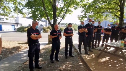 Les pompiers landais de retour après leur mission dans le Var