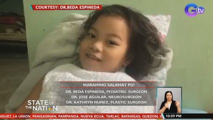 Malaking bukol sa leeg ng 5-anyos na bata, tagumpay na natanggal | SONA