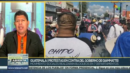 Sectores sociales bloquean rutas interamericanas en Guatemala
