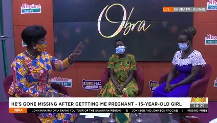 He's Gone Missing After Getting Me Pregnant- 15-year-old Girl -Obra on Adom TV (20-8-21)