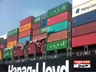 SHIP 21 CONTAINER ACCIDENT