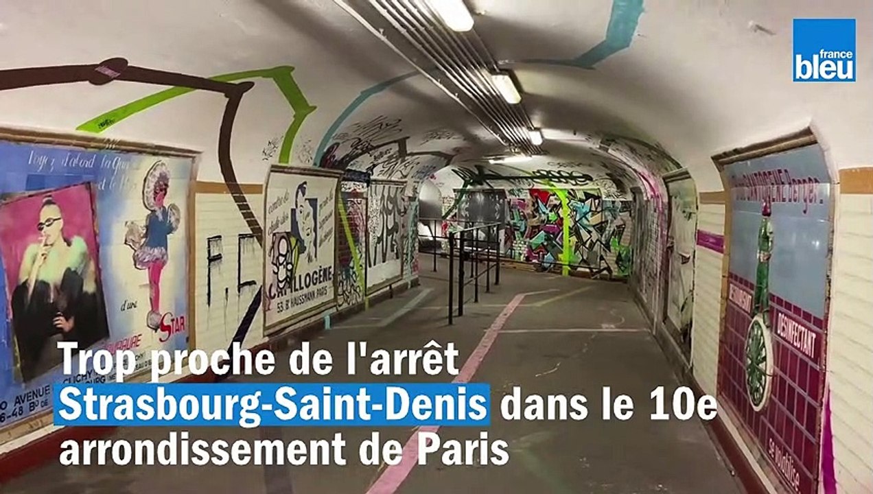 Visite d'une station de métro fantôme à Paris, abandonnée depuis 1939