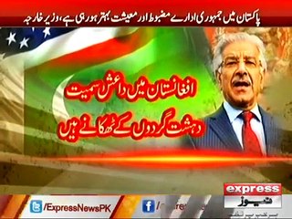 Khuwaja Asif at Washington