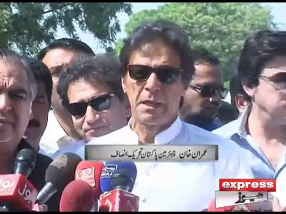 Imran Khan at Karachi