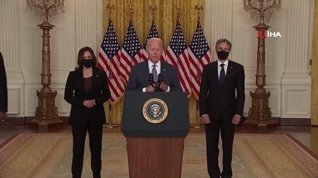ABD Başkanı Joe Biden, Tahliyeler NATO müttefikleri ile koordineli yapılıyor.