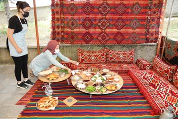 Çubuk ilçesinde aşçılık kursuna katılanlar hünerlerini sergiledi