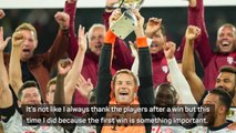 Nagelsmann reveals he thanked Bayern players after first win