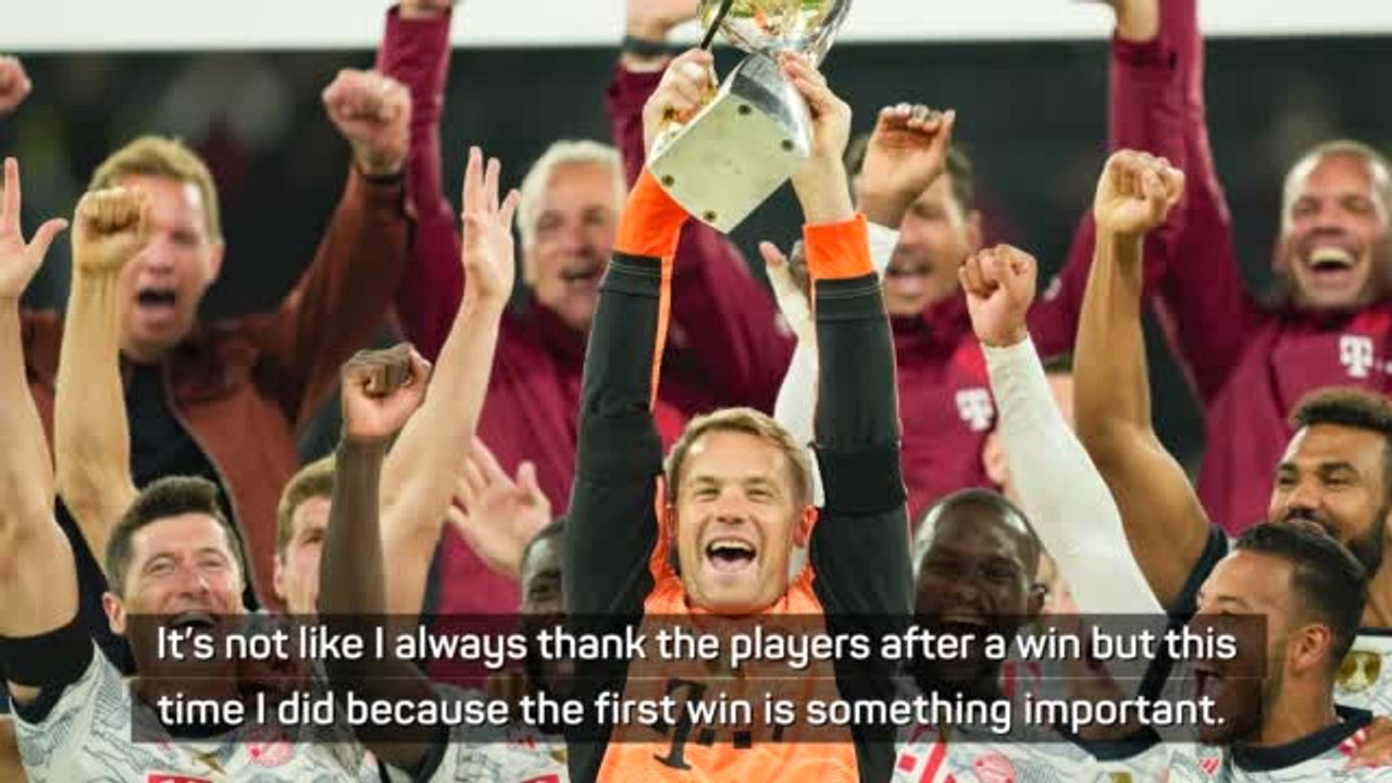 Nagelsmann reveals he thanked Bayern players after first win