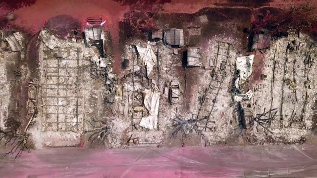 حرائق الغابات في كاليفورنيا تلتهم بالكامل موقعا مخصصا للمنازل المتنقلة