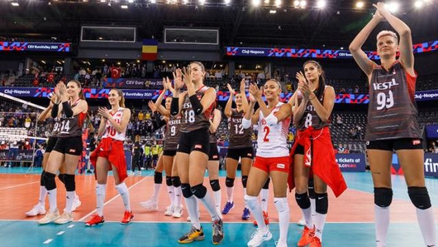 A Milli Kadın Voleybol Takımı, CEV Avrupa Voleybol Şampiyonası D Grubu'ndaki ikinci maçında Ukrayna'yı 3-0 yendi