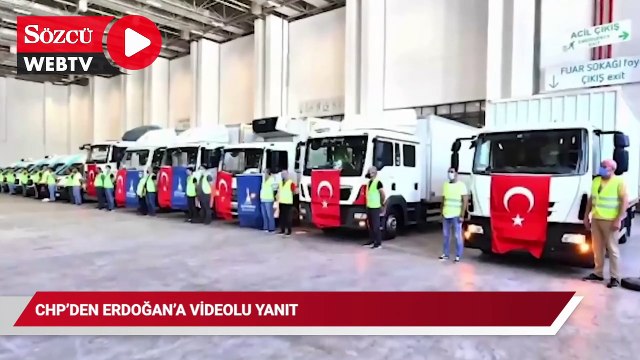 CHP'den Erdoğan'a videolu yanıt: Hangi partinin belediyesi yanıyor demeden oradaydık