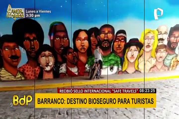 Barranco recibe reconocimiento internacional "Safe Travels" de Bioseguridad