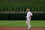 Kevin Costner Plays Catch with His Son on the Field of Dreams