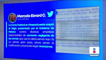 Corte de EU acepta demanda de México contra empresas de armas