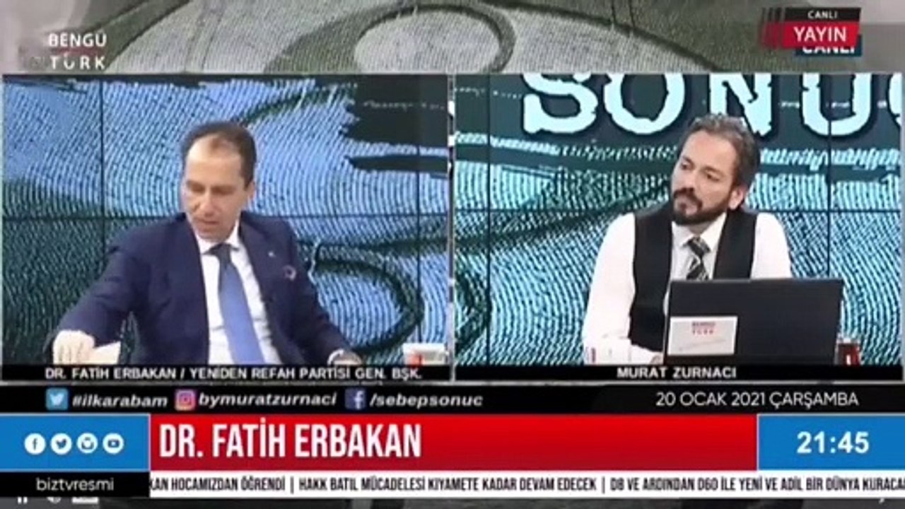 Fatih Erbakan canlı yayında paylaştı! PCR test kiti ile ilgili çarpıcı belge