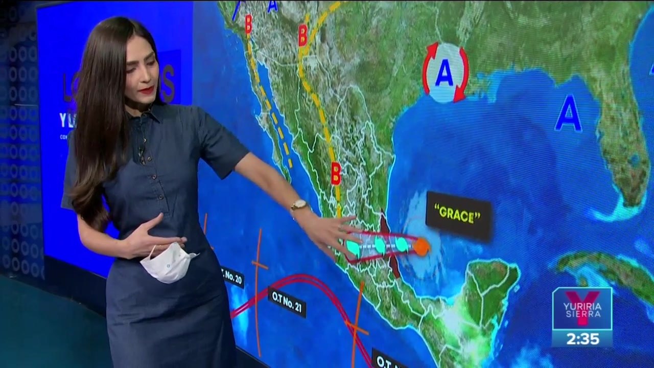 "Grace" se convierte en huracán y provocará lluvias en el centro y sur de México