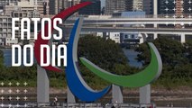 Chama paralímpica chega à capital japonesa e o logo dos Jogos Paralímpicos de Tóquio-2020