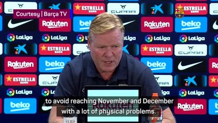 Koeman explains Pedri rest plans