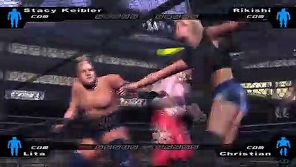 Here Comes the Pain Stacy Keibler vs Rikishi vs Lita vs Christian