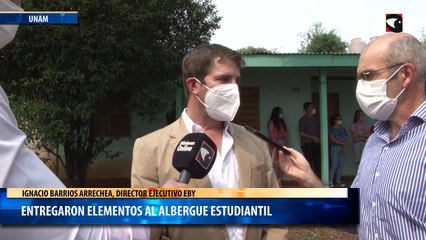 Entregaron elementos al albergue estudiantil