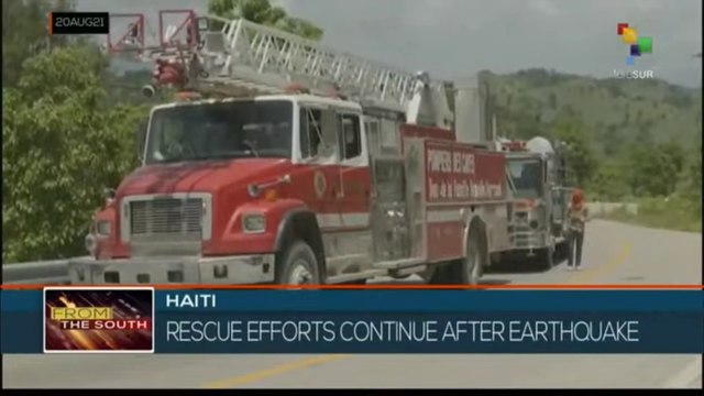 FTS 18:30 20-08: Haiti: Efforts continue to rescue survivors after earthquake