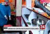 Carabayllo: realizan operativo contra restaurantes insalubres
